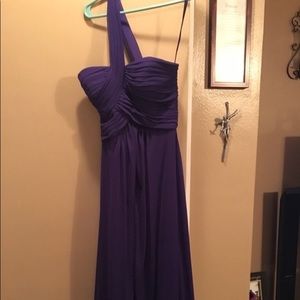 Purple gown